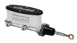 Wilwood High Volume Tandem M/C - 7/8in Bore Ball Burnished-W/Pushrod - Early Mustang