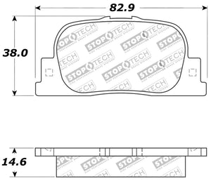 StopTech Performance 05-08 Scion tC Rear Brake Pads