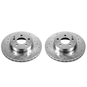 Power Stop 12-16 Mercedes-Benz C250 Front Evolution Drilled & Slotted Rotors - Pair