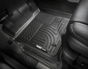 Husky Liners 10-12 Cadillac SRX WeatherBeater Combo Black Floor Liners (One Piece for 2nd Seat)