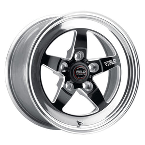 Weld S71 15x10.33 / 5x4.5 BP / 5.5in. BS Black Wheel (Medium Pad) - Non-Beadlock