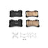 Power Stop 07-17 Lexus LS460 Front Z17 Evolution Ceramic Brake Pads w/Hardware