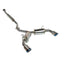 REMARK Elite Spec CatBack Exhaust, Toyota GR86 / Subaru BRZ 2022+, Burnt Stainless Tip Cover