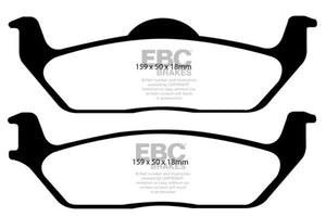 EBC 11 Ford F150 3.5 Twin Turbo (2WD) 6 Lug Ultimax2 Rear Brake Pads