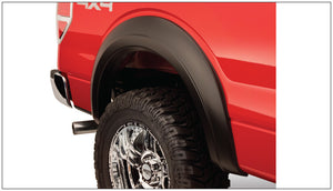 Bushwacker 94-14 Ford E-250 Super Duty Extend-A-Fender Style Flares 2pc - Black