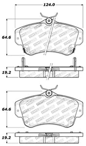 StopTech Street Touring 03-05 Dodge SRT-4 Front Brake Pads