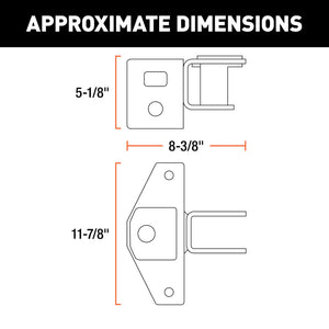 Curt Replacement Round Bar Weight Distribution Head