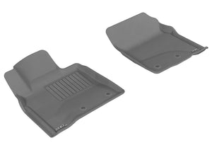 3D MAXpider 2012-2020 Lexus/Toyota LX/Land Cruiser Kagu 1st Row Floormat - Gray