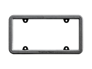 WeatherTech BumpFrame Black Satin Textured Finish License Plate Frame