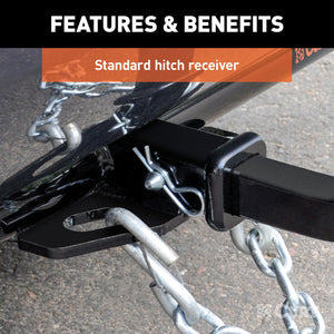 Curt 06-11 Saab 9-3 Sport Wagon (w/Dual Exhaust) Class 1 Hitch w/Pin & Clip Old-Style Ball Mount