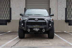 Road Armor 14-21 Toyota 4Runner Stealth Fr Low Profile Hidden Winch Bumper w/30in Single Row Light