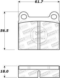 StopTech Street Brake Pads