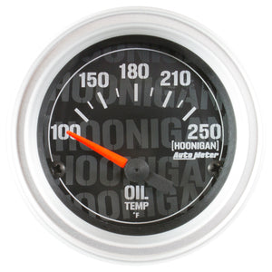 Autometer Hoonigan 52mm 100-250 Deg F Full Electronic Oil Temp Gauge