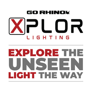 Go Rhino Xplor Bright Series Sgl Row LED Light Bar (Side/Track Mount) 20.5in. - Blk