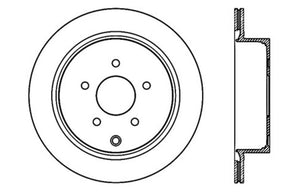 StopTech 03-07 Infiniti FX35/45 Drilled Left Rear Rotor