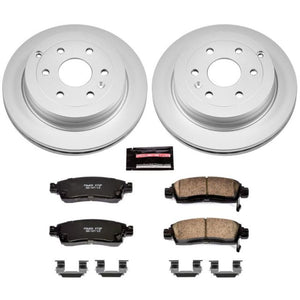 Power Stop 08-17 Buick Enclave Rear Z17 Evolution Geomet Coated Brake Kit