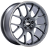 BBS CH-R 20x9 5x112 ET25 Satin Titanium Polished Rim Protector Wheel -82mm PFS/Clip Required