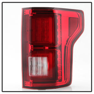 Spyder Ford F150 2015-2017 Light Bar LED Tail Lights - Red Clear ALT-YD-FF15015-LBLED-RC