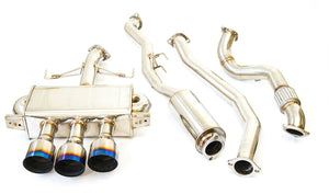 Invidia 17-19 Honda Civic Type R Q300 Triple Titanium Tip Cat-back Exhaust