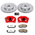 Power Stop 07-12 Nissan Sentra Front Z26 Street Warrior Brake Kit w/Calipers
