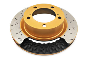 DBA 00-06 Audi TT Quattro Rear Drilled & Slotted Street Series Rotor