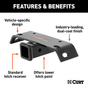 Curt Bumper Hitch for Westin or DMI Bumpers (2in Receiver)