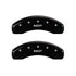 MGP 2 Caliper Covers MGP Black Finish Silver Characters 2018 Chevrolet Tahoe