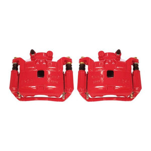 Power Stop 12-18 Nissan Versa Front Red Calipers w/Brackets - Pair