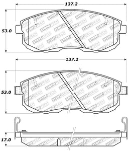 StopTech Performance 02-05 350z / 03-04 G35 / 03-05 G35X Front Brake Pads