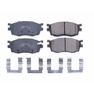 Power Stop 06-11 Hyundai Accent Front Z17 Evolution Ceramic Brake Pads w/Hardware