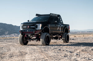 RBP RX-3 Midnight Edition Black LED Bar Grille (Studded) 17 Ford Spr Duty F250/F350 w/o Front Camera