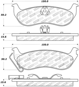 StopTech Sport Brake Pads w/Shims and Hardware - Front