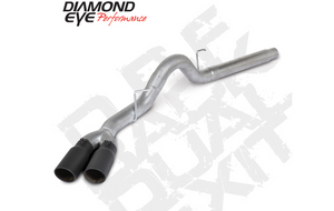 Diamond Eye 18-19 Ford 3.0L Pwrstrk F150 - 4in Alum DPF Back Exh Kit Sprt Dual w/Tips 4512BRA-DEBK