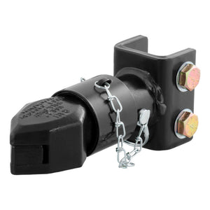 Curt 2in Channel-Mount Coupler w/Sleeve-Lock (7000lbs Black)