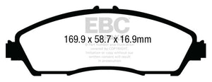 EBC 14+ Acura MDX 3.5 Yellowstuff Front Brake Pads