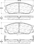 StopTech Street Brake Pads - Rear