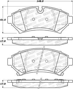 StopTech Street Select Brake Pads - Front