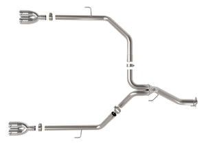 aFe Vulcan Series 3in 304SS Cat-Back 21 Jeep Gladiator V6-3.0L (td) - Dual Polished Tip