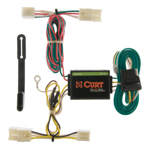 Curt 09-12 Hyundai Santa Fe Custom Wiring Harness (4-Way Flat Output)