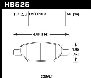 Hawk HPS Street Brake Pads