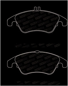 StopTech 10-16 Mercedes E350 Street Performance Front Brake Pads