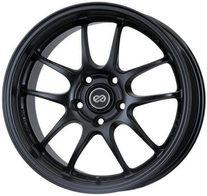 Enkei PF01 18x8 5x114.3 Bolt Pattern 40mm Offset - Black Wheel 15-17 WRX / 05-07 STi (SPECIAL ORDER)