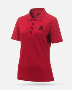 Akrapovic Womens Corpo Polo Red - Small