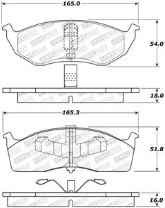 StopTech Street Select Brake Pads