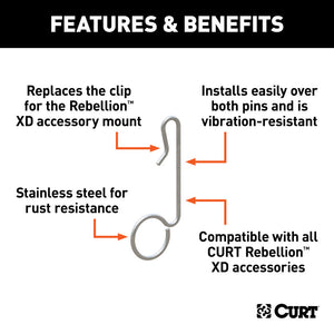 Curt Rebellion XD Replacement Clip