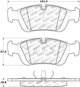 StopTech 96-02 BMW Z3 / 03-08 Z4 / 97-00 323 Front Brake Pads