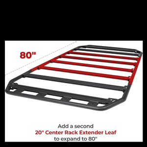 Go Rhino SRM300 Flat Platform Roof Rack 40in. L x 40in. W (Incl. Clamps)