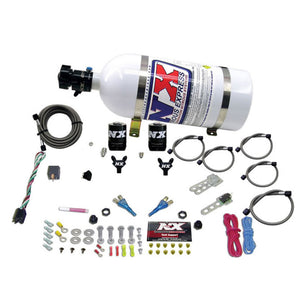 Nitrous Express Dual Nozzle Sport Compact Nitrous Kit (35-50-75HP) w/10lb Bottle