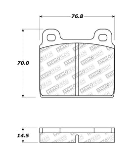 StopTech Street Touring 75-95 Alfa Romeo 2000 Spider/Graduate/Veloce Front Brake Pads