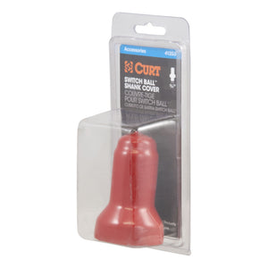 Curt Switch Ball Shank Cover (Fits 1-1/8in Neck Red Rubber Packaged)